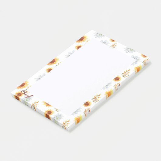 Herfst School Post-it® Notes (Schuin)