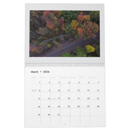 Herfst Schoonheid 2025 Kalender (Mar 2026)