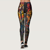 Herfst schoonheid Leggings (Achterkant)