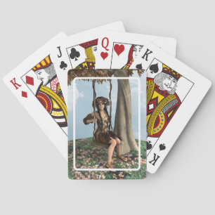 Herfst schoonheid pokerkaarten