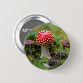 Herfst schoonheid ronde button 5,7 cm (Voorkant /achterkant)