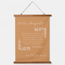 Herfst Schrift-thema houten wandtapijt Hangend Wandkleed