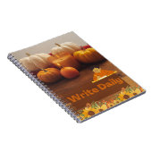 Herfst Schrijven Notitieboek - Boy (Rechterzijde)