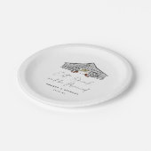 Herfst Schuur Bruiloft Quote Papieren Bordje (Gekanteld)