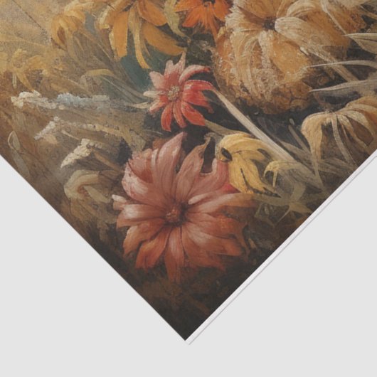 Herfst Schuur Scène Tissuepapier (Detail)