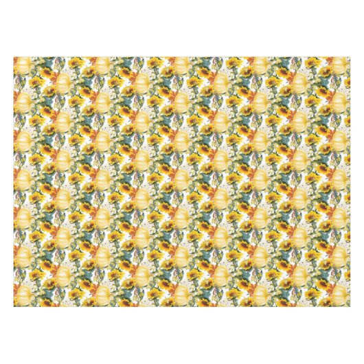 Herfst Season Décor Pumpkin Pattern Tablecloth Tafelkleed (Voorkant (Horizontaal))