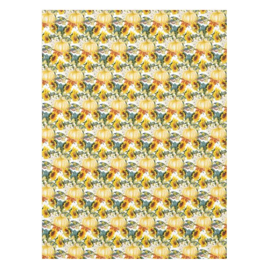 Herfst Season Décor Pumpkin Pattern Tablecloth Tafelkleed (Voorkant)
