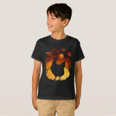 Herfst Season Halloween Chicken Costume T-shirt (Voorkant volledig)
