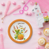 Herfst Season Pumpkin Party Papieren Bordje (Feest)