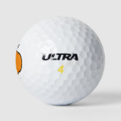 Herfst Season Pumpkin-tekening Golfballen (Logo)