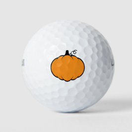 Herfst Season Pumpkin-tekening Golfballen