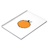 Herfst Season Pumpkin-tekening Notitieboek (Linkerzijde)
