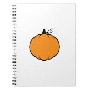 Herfst Season Pumpkin-tekening Notitieboek