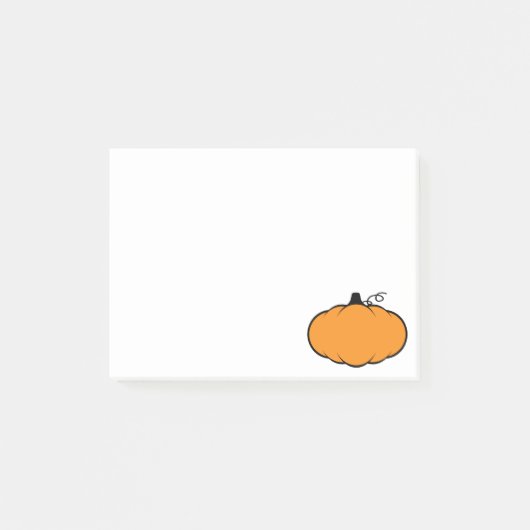 Herfst Season Pumpkin-tekening Post-it® Notes (Voorkant)