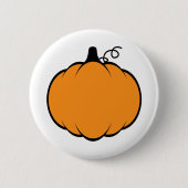 Herfst Season Pumpkin-tekening Ronde Button 5,7 Cm (Voorkant)