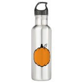 Herfst Season Pumpkin-tekening Waterfles (Voorkant)
