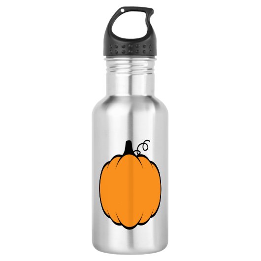Herfst Season Pumpkin-tekening Waterfles (Voorkant)