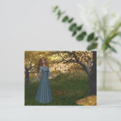 Herfst Season Queen - Fantasy Briefkaarten (Staand voorkant)