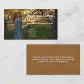 Herfst Season Queen - Fantasy Visitekaartjes (Voorkant / Achterkant)