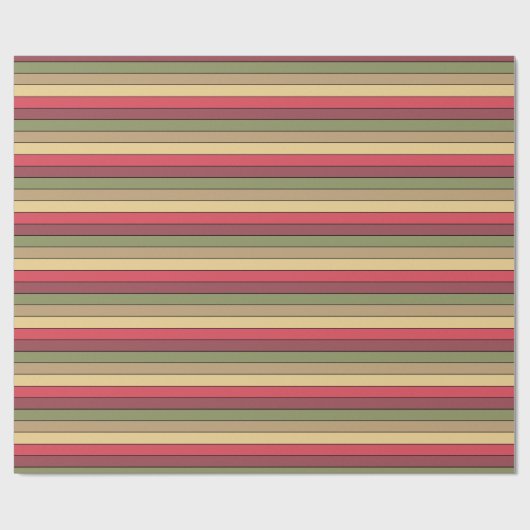 Herfst seizoen aarde toon kleuren op Waterverf pap Cadeaupapier (Vlak)