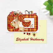 Herfst seizoen bijlage kaart / label - SRF (Bureau)