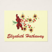 Herfst Seizoen Bijlagekaart / Label - SRF Visitekaartjes (Achterkant)