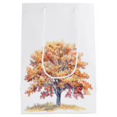 Herfst Seizoen Boom Ontwerp Cadeautas (Achterkant)