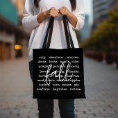 Herfst Seizoen Gezellige truien Sjaals Ontwerp, Po Tote Bag