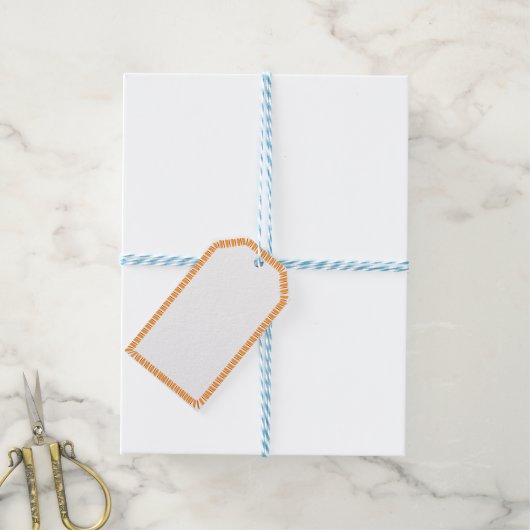 Herfst Seizoen Grens Thanksgiving Blank Aangepast Cadeaulabel (Met Touw)