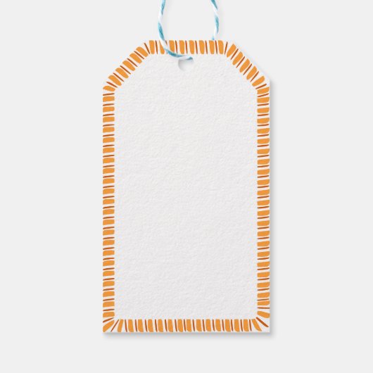 Herfst Seizoen Grens Thanksgiving Blank Aangepast Cadeaulabel (Achterkant)