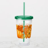 Herfst Seizoen Halloween Pompoenen Patroon Acryl Drinkbeker (Rechts)