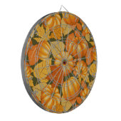 Herfst Seizoen Halloween Pompoenen Patroon Dartbord (Voorkant Links)