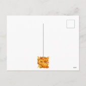 Herfst Seizoen Halloween Pompoenen Patroon Feestdagenkaart (Achterkant)