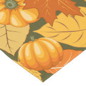 Herfst Seizoen Halloween Pompoenen Patroon Korte Tafelloper (Hoek)