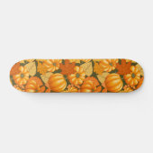 Herfst Seizoen Halloween Pompoenen Patroon Persoonlijk Skateboard (Horizontaal)