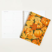 Herfst Seizoen Halloween Pompoenen Patroon Planner (Display)