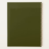 Herfst Seizoen Halloween Pompoenen Patroon Planner (Achterkant)