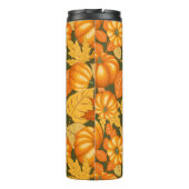 Herfst Seizoen Halloween Pompoenen Patroon Thermosbeker (Achterkant)