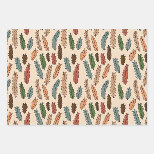 Herfst Seizoen inpakpapier pack 1 Vel (Voorkant 3)