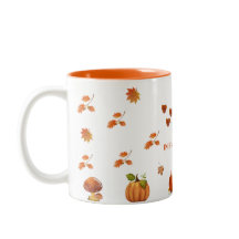 Herfst seizoen koffiemok 