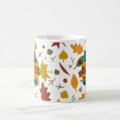 Herfst Seizoen Mijn favoriete Seizoen groovy vibes Koffiemok (Center)