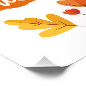 Herfst seizoen ontwerp perfect poster (Hoek)