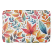 Herfst seizoen patroon herfstbladeren badmat (Voorkant)