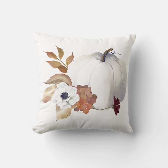 Herfst seizoen Pompoen Kussen (Voorkant)