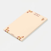 Herfst Seizoen Pompoen Spice Post-it® Notes (Schuin)