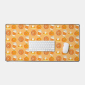 Herfst seizoen pompoen traktaties bureaumat (Keyboard & Muis)