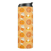Herfst seizoen pompoen traktaties thermosbeker (Gedraaid links)