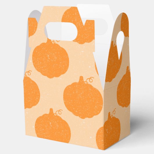 Herfst Seizoen pompoenen Aangepaste tekst tekenen Bedankdoosjes (Geopend)