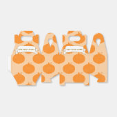 Herfst Seizoen pompoenen Aangepaste tekst tekenen Bedankdoosjes (Uitgevouwen)