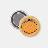 Herfst Seizoen pompoenen Aangepaste tekst tekenen Magneet (Voorkant / Achterkant)